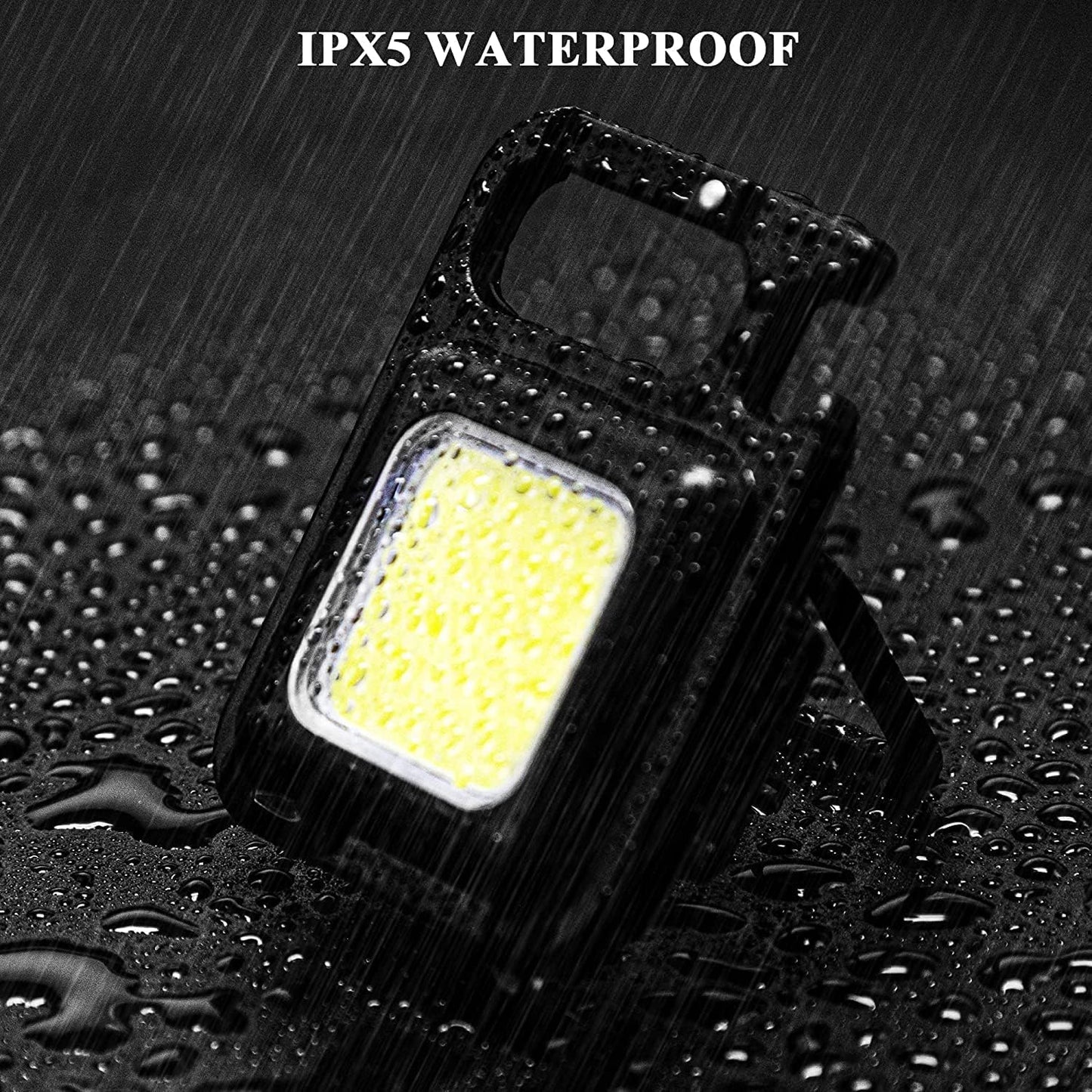 Trislice™ Rechargeable Keychain LED Flashlight & Torch