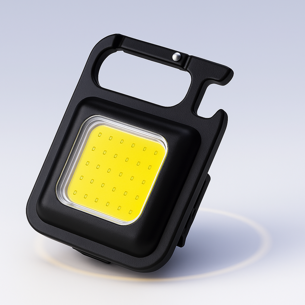 Trislice™ Rechargeable Keychain LED Flashlight & Torch